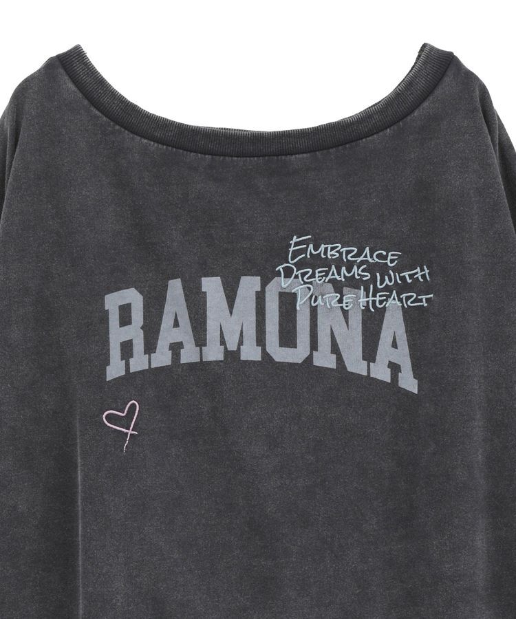 earth music&ecology「ランダム刺繍オフショルプルオーバー」|スウェット・ジャージ|