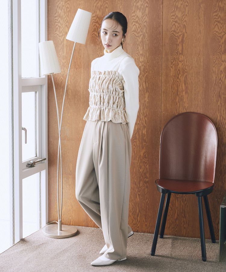 earth music&ecology「タックコクーンパンツ」|その他|