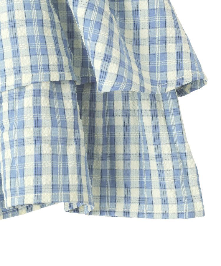 earth music&ecology「アソートチェックティアードビスチェ」|ベスト・ジレ|