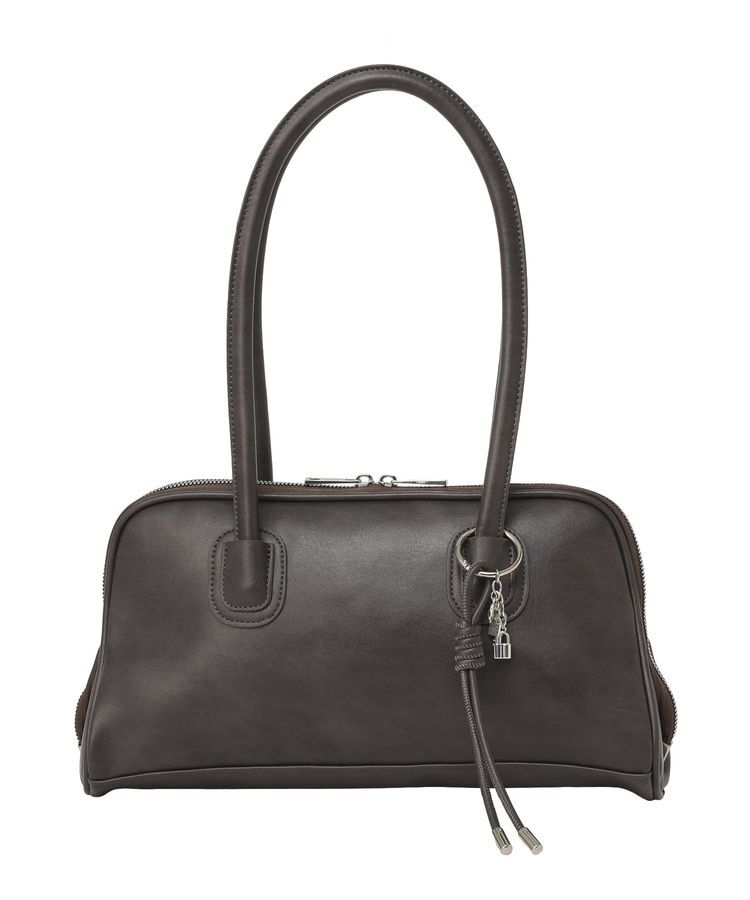 earth music&ecology「チャーム付きオブロングボストン」|ショルダー・メッセンジャー|