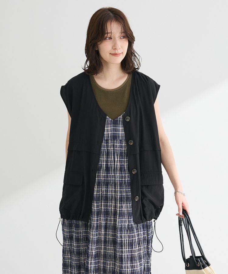 Green Parks「シアーミリタリーベスト」|ベスト・ジレ|