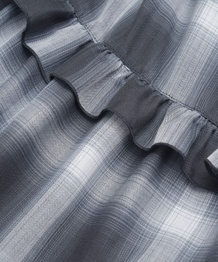 Green Parks「・Petit Fleur オンブレーチェックキャミワンピ」|ワンピース|