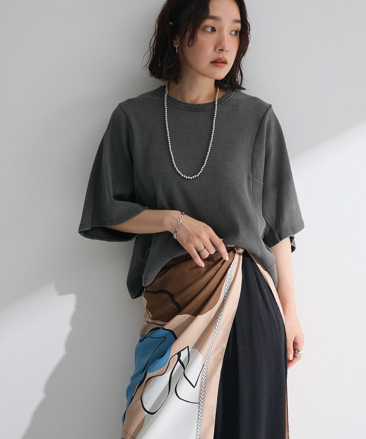 Green Parks「・SUGAR SPOON ワイドスリーブTEE」|Tシャツ・カットソー|Charcoal Gray