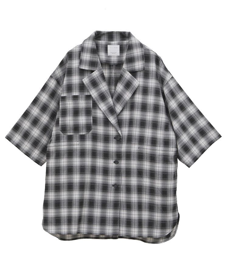 armonia「チェック5分袖ジャケット」|テーラードジャケット|