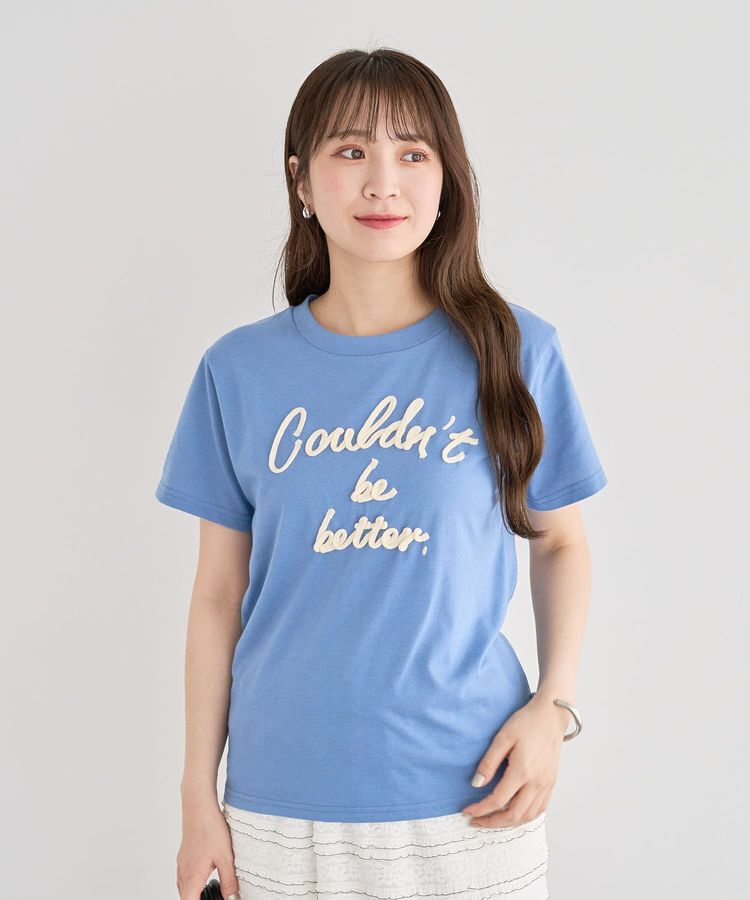 Green Parks「・swing by コード刺繍ロゴTEE」|Tシャツ・カットソー|