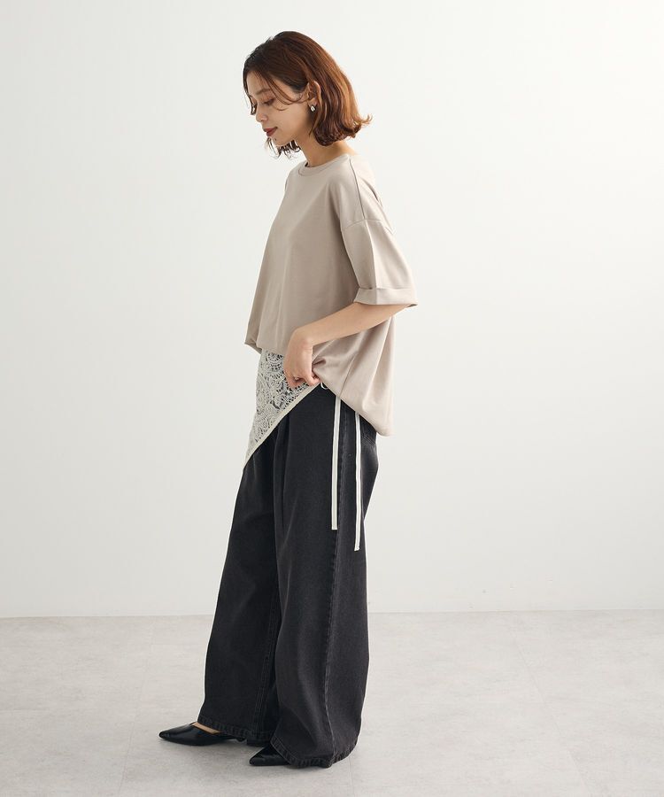 Green Parks「・swing by シルケットオーバーサイズTEE」|Tシャツ・カットソー|