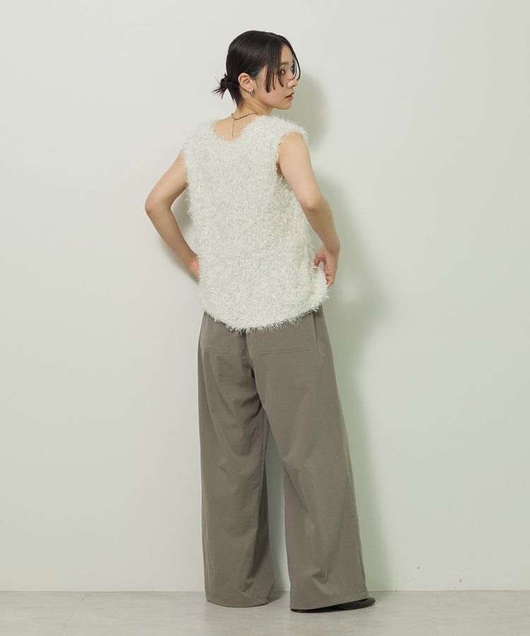 Green Parks「フェザーヤーンニットベスト」|ベスト・ジレ|