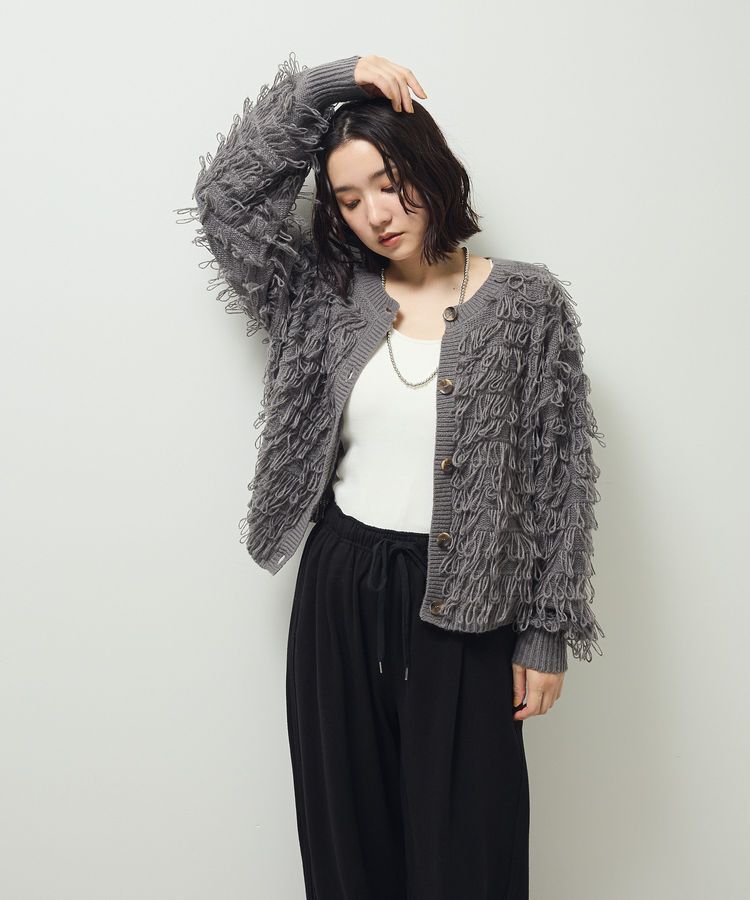 Green Parks「ループニットカーディガン」|カーディガン|