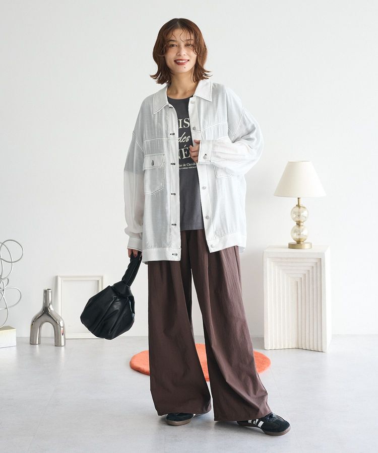 Green Parks「・ELENCARE DUE カラーステッチシアーGジャンⅡ」|テーラードジャケット|