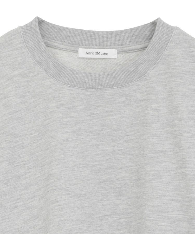 AnriettMusee「フラワーくり抜き刺繍スウェットプルオーバー」|スウェット・ジャージ|