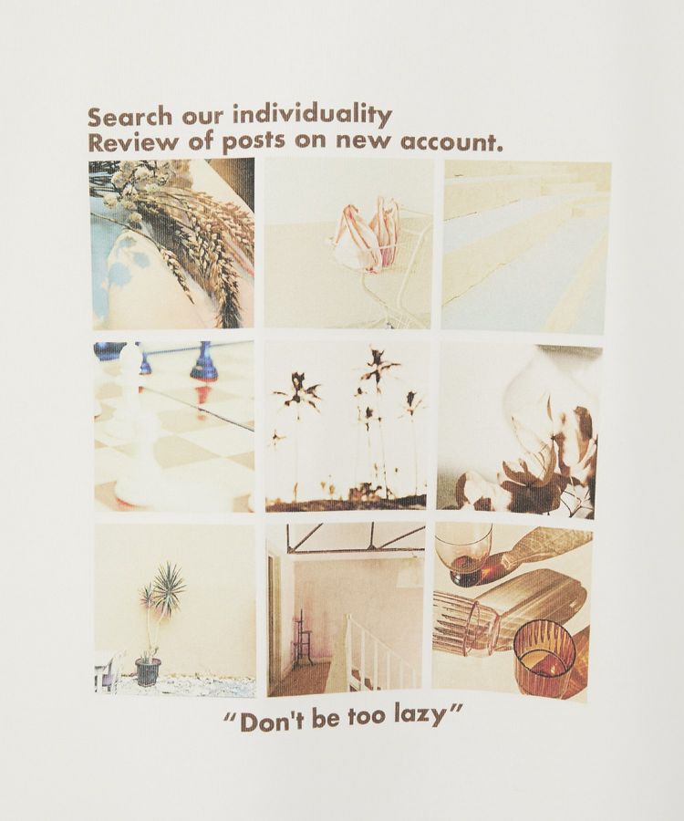 Green Parks「分割フォト長袖Tシャツ」|Tシャツ・カットソー|