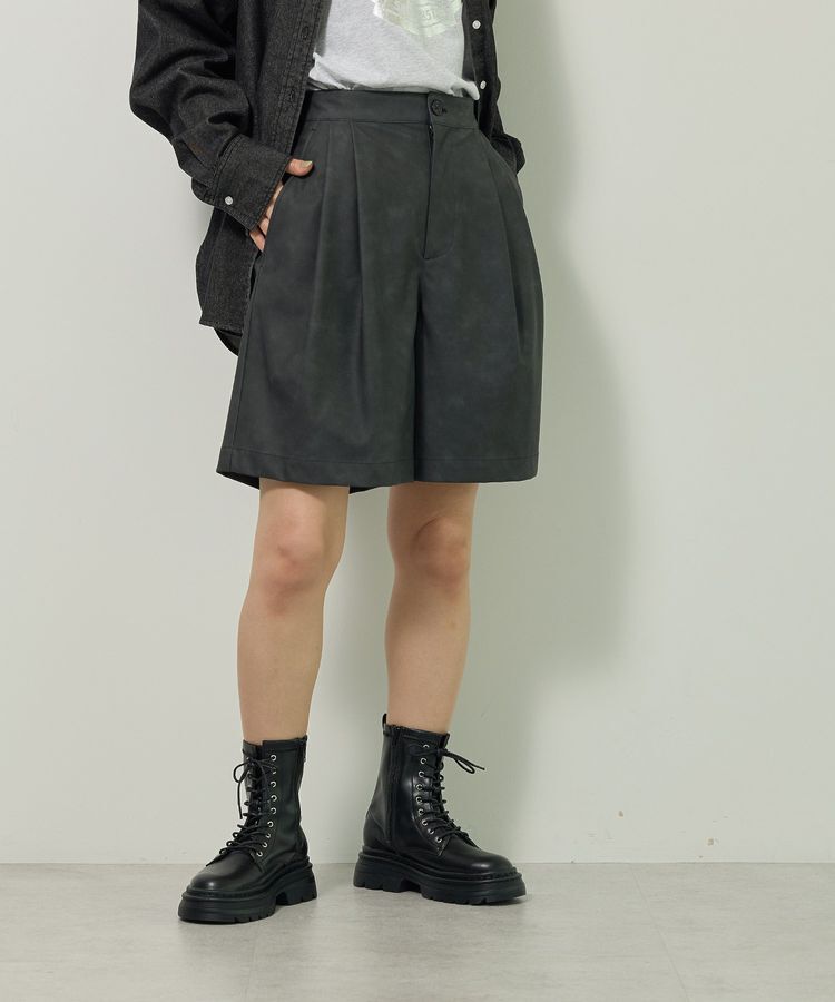 Green Parks「レザーライクショートパンツ」|その他|