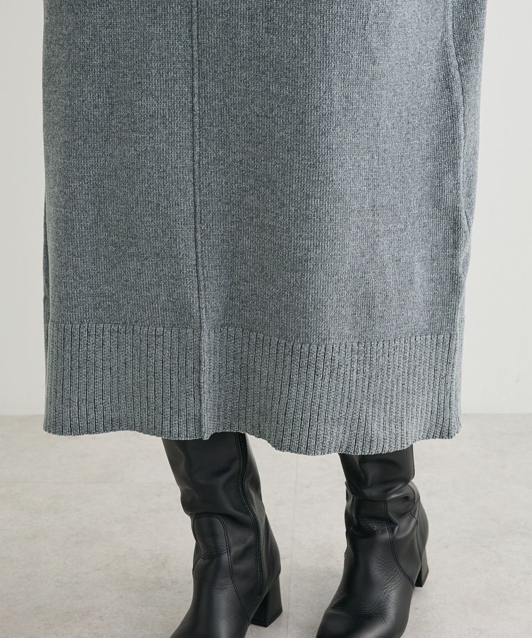 Green Parks「配色リラックスモールニットワンピース」|ワンピース|