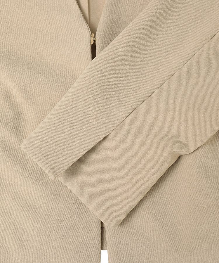 Green Parks「O.洗えてストレッチ ノーカラージャケット」|テーラードジャケット|