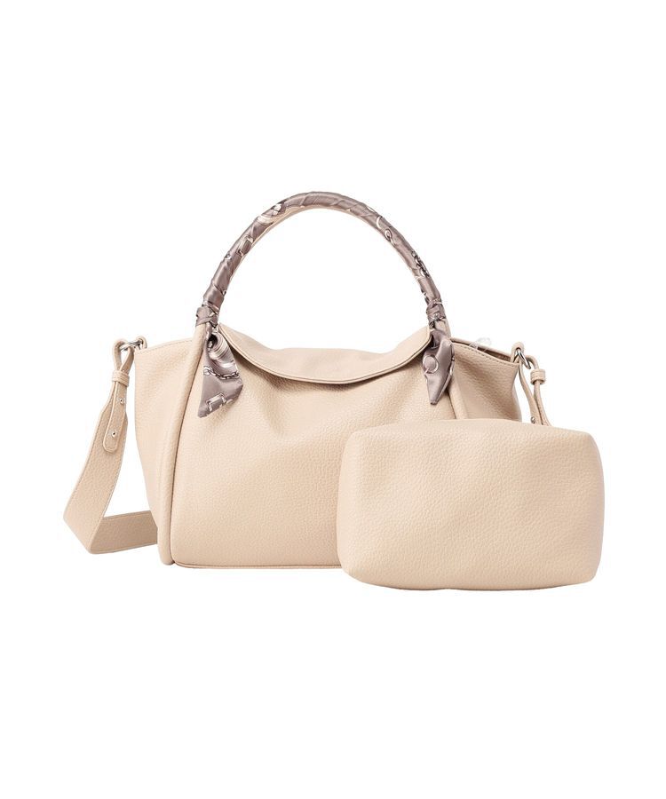 Green Parks「3SETスカーフ付コードハンドルバッグinポーチ」|ショルダー・メッセンジャー|