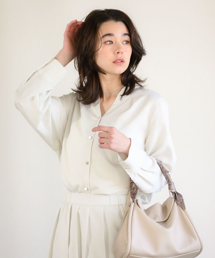 Green Parks「3SETスカーフ付コードハンドルバッグinポーチ」|ショルダー・メッセンジャー|