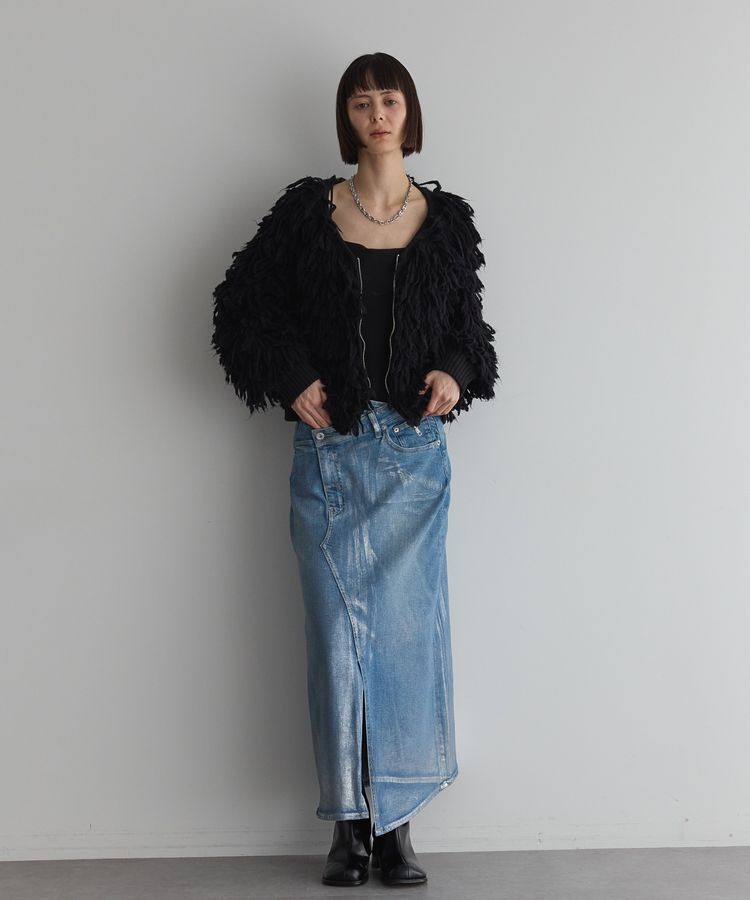 GARAGE OF GOOD CLOTHING「【TORRAZZO DONNA】フリンジニットブルゾン」|ブルゾン・スタジャン|