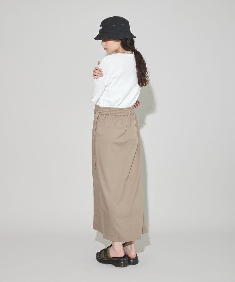 GARAGE OF GOOD CLOTHING「異素材MIX Iラインワンピース」|ワンピース|