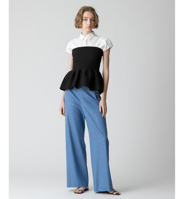 allureville「デニムライクマリンパンツ」|チノ|