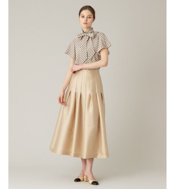 LOULOU WILLOUGHBY「【LOULOU WILLOUGHBY】◇ジップアップタックスカート」|スカート|