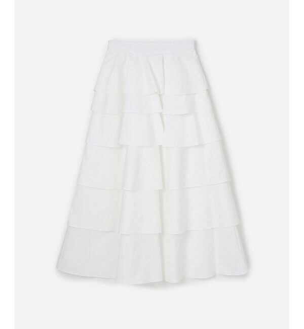 LOULOU WILLOUGHBY「《ドラマ着用》【LOULOU WILLOUGHBY】タフタミルフィーユスカート」|スカート|