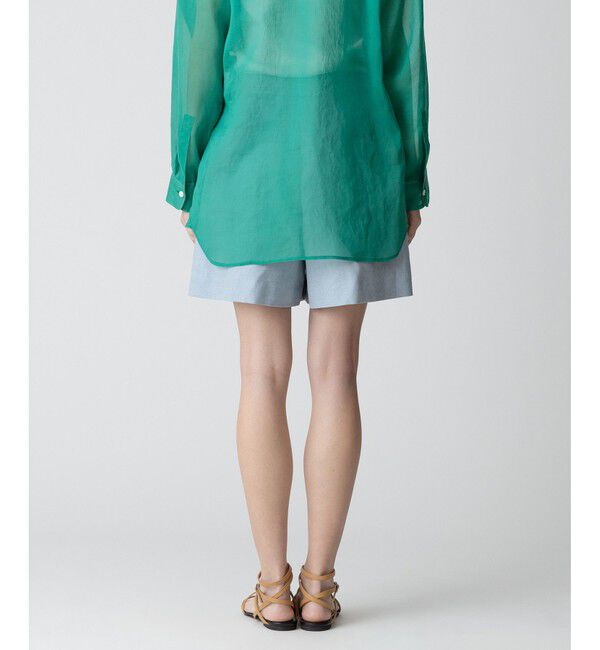 allureville「【セットアップ対応可能】リネンコンシャークスキンショートパンツ」|その他|