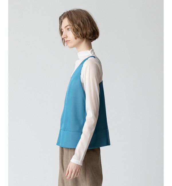 allureville「シルキーツイルタンクキャミソール」|シャツ・ブラウス|