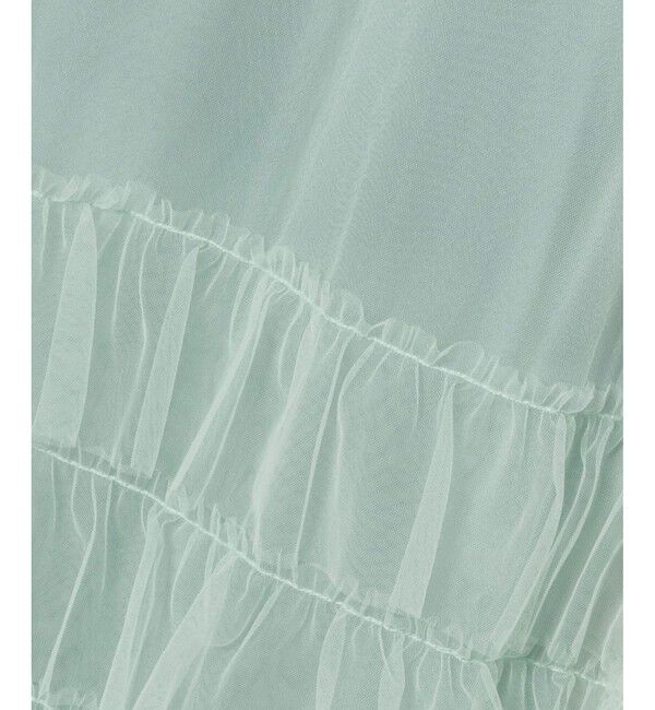 allureville「チュールフリルティアードワンピース」|ワンピース|