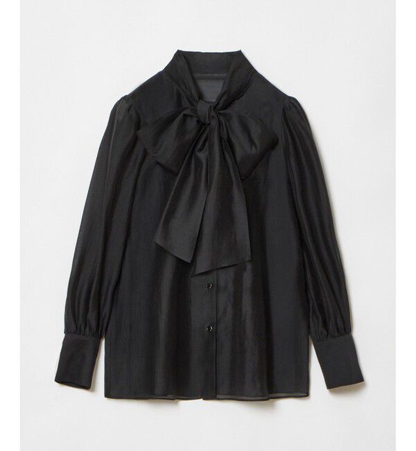 allureville「オーガンザボウブラウス」|シャツ・ブラウス|