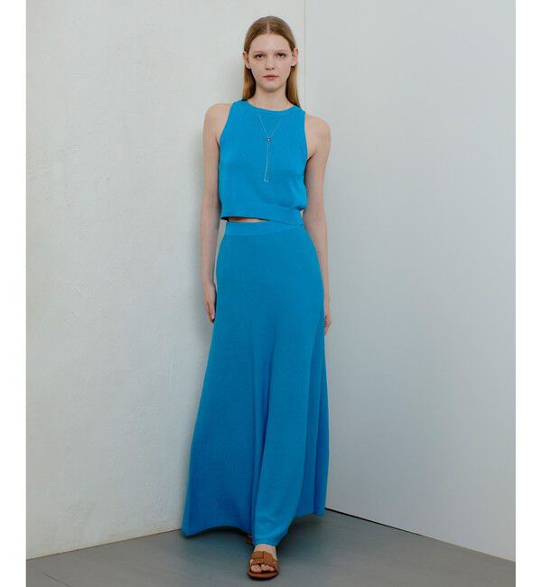 allureville「ハイゲージペーパーヤーンアメスリプルオーバー」|ニット・セーター|