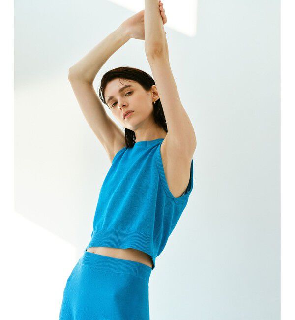 allureville「ハイゲージペーパーヤーンアメスリプルオーバー」|ニット・セーター|