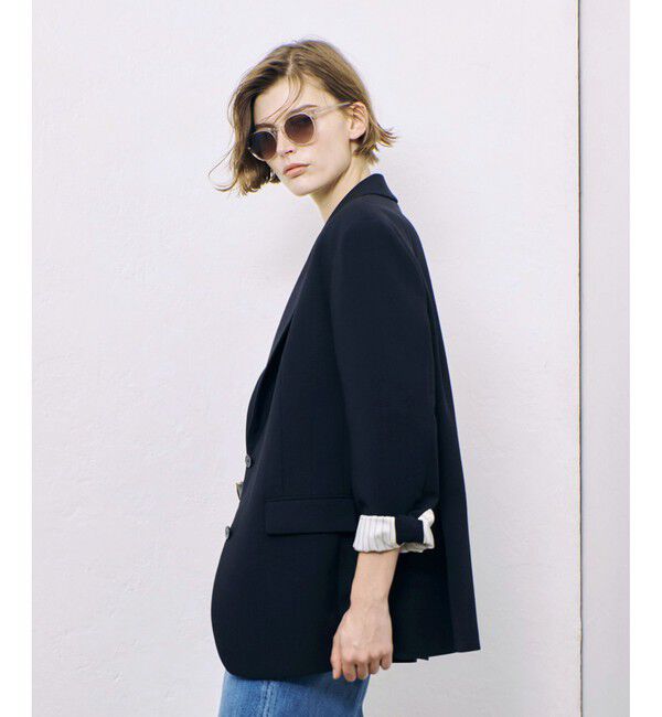 allureville「T/Wヒラニジュウオリテーラー2Bジャケット」|テーラードジャケット|