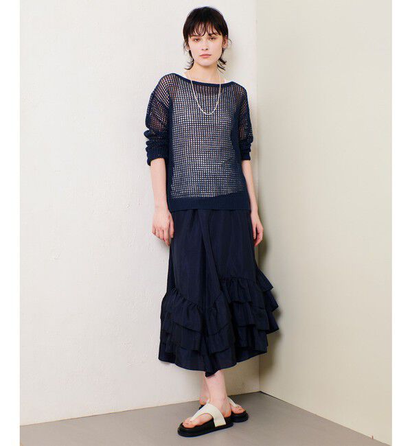 allureville「イレギュラーヘムフリルティアードスカート」|スカート|