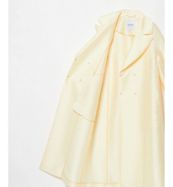LOULOU WILLOUGHBY「【LOULOU WILLOUGHBY】シルキーダブルクロスドレスコート」|その他|