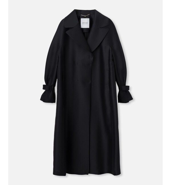 LOULOU WILLOUGHBY「【LOULOU WILLOUGHBY】シルキーダブルクロスドレスコート」|その他|