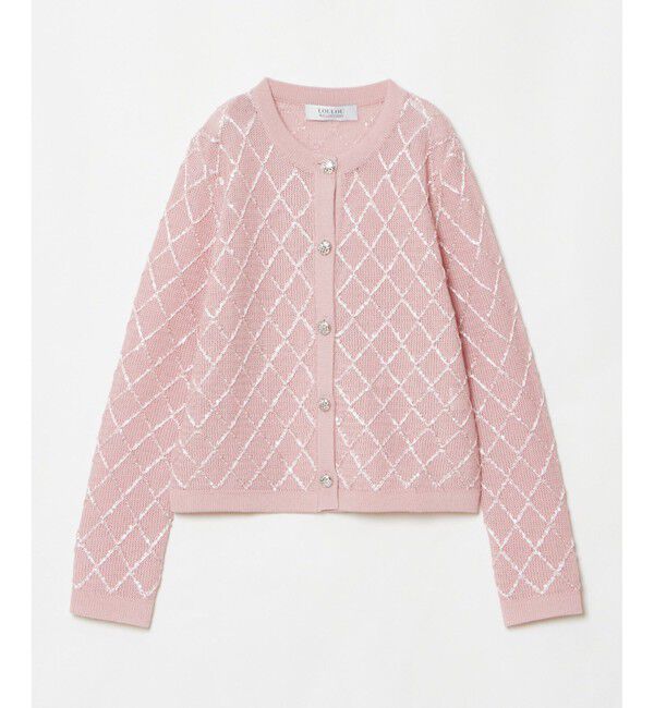 LOULOU WILLOUGHBY「【LOULOU WILLOUGHBY】シークインエンブロイダリーカーディガン」|カーディガン|