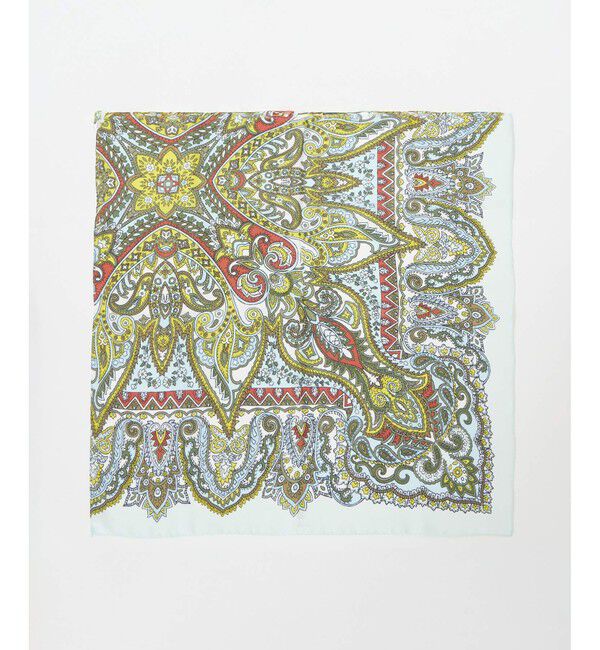 allureville「ビッグペイズリープリントスカーフ」|バンダナ・スカーフ|