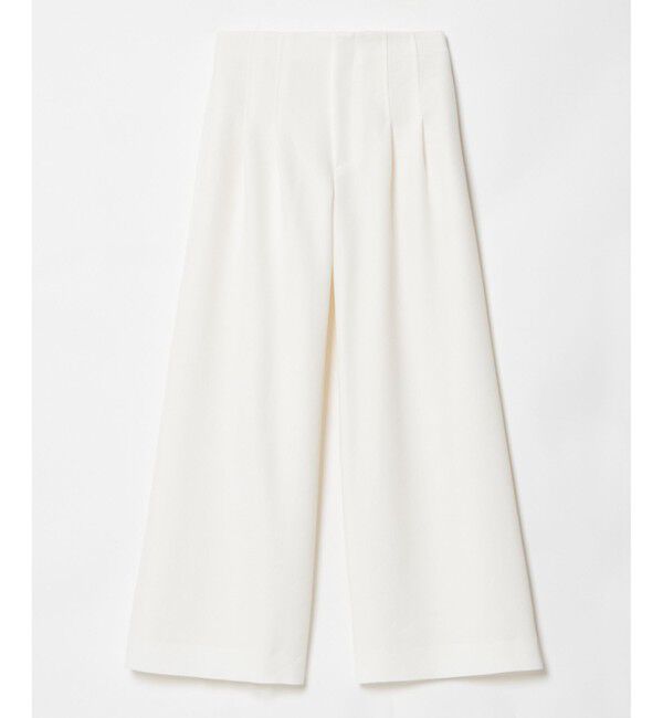 allureville「リネン混ワイドパンツ」|チノ|