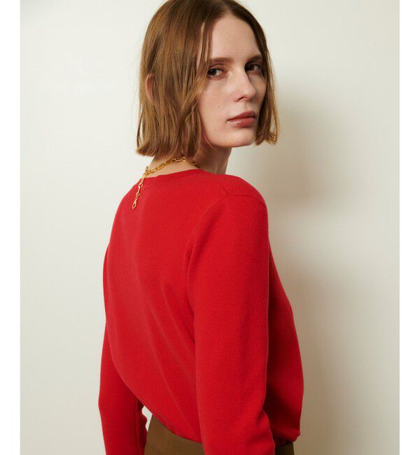 allureville「レースカフスドッキングプルオーバー」|ニット・セーター|