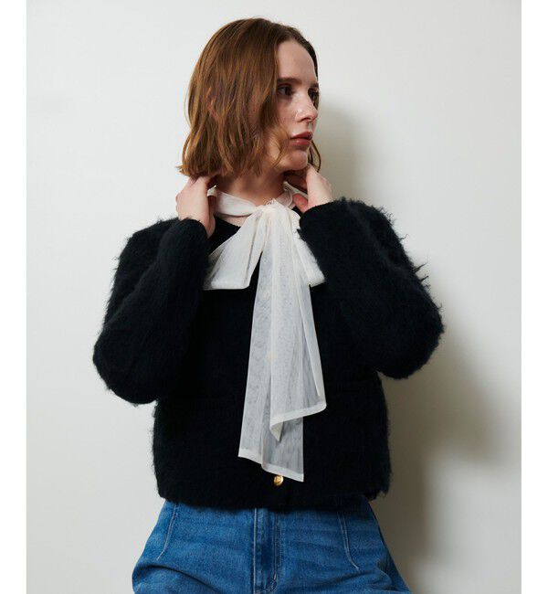 allureville「シャギーニットカーディガン」|カーディガン|