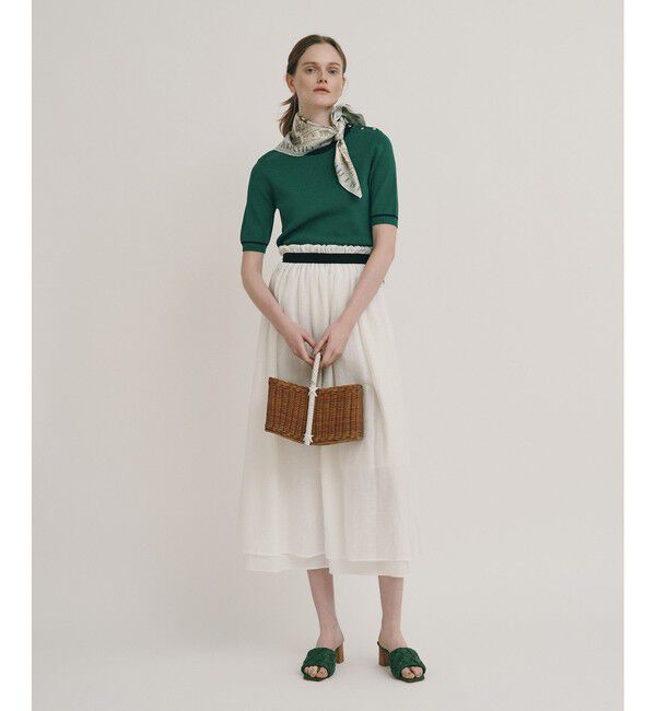 allureville「ソウバリ肩釦クループルオーバー」|ニット・セーター|