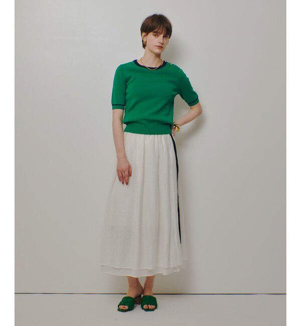 allureville「ソウバリ肩釦クループルオーバー」|ニット・セーター|