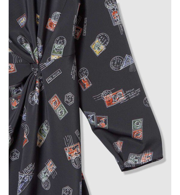 LOULOU WILLOUGHBY「【LOULOU WILLOUGHBY】レタープリントワンピース」|ワンピース|