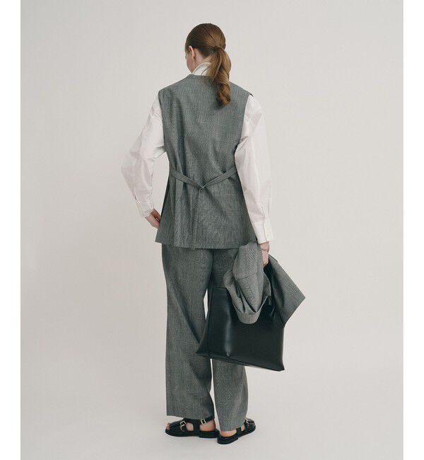 allureville「ポプリンチェックスリットジレ」|その他|