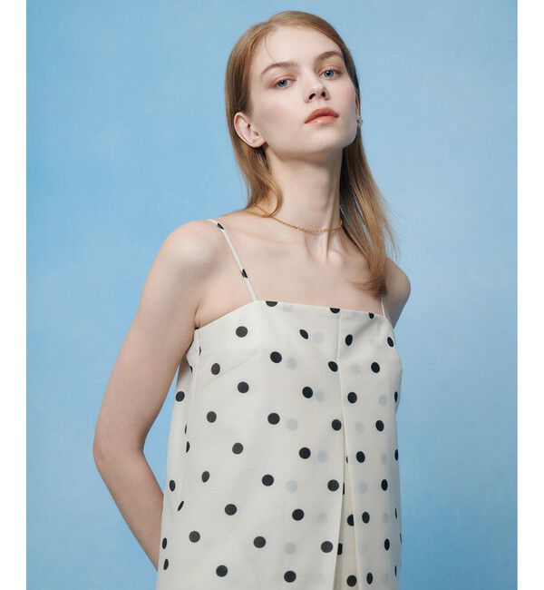 LOULOU WILLOUGHBY「【LOULOU WILLOUGHBY】オーガンドットオールインワン」|オールインワン|