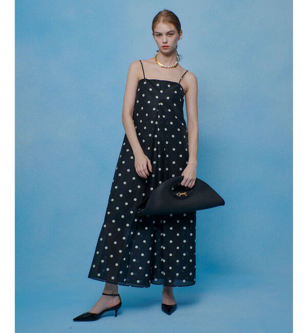 LOULOU WILLOUGHBY「【LOULOU WILLOUGHBY】オーガンドットオールインワン」|オールインワン|