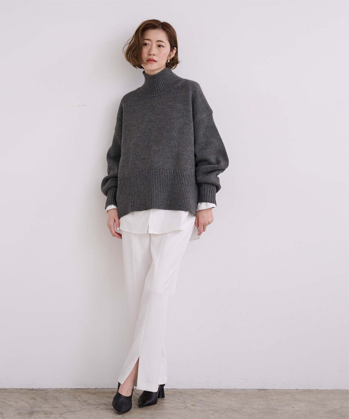 ur's「釦バックスリットチュニックシャツ」|シャツ・ブラウス|