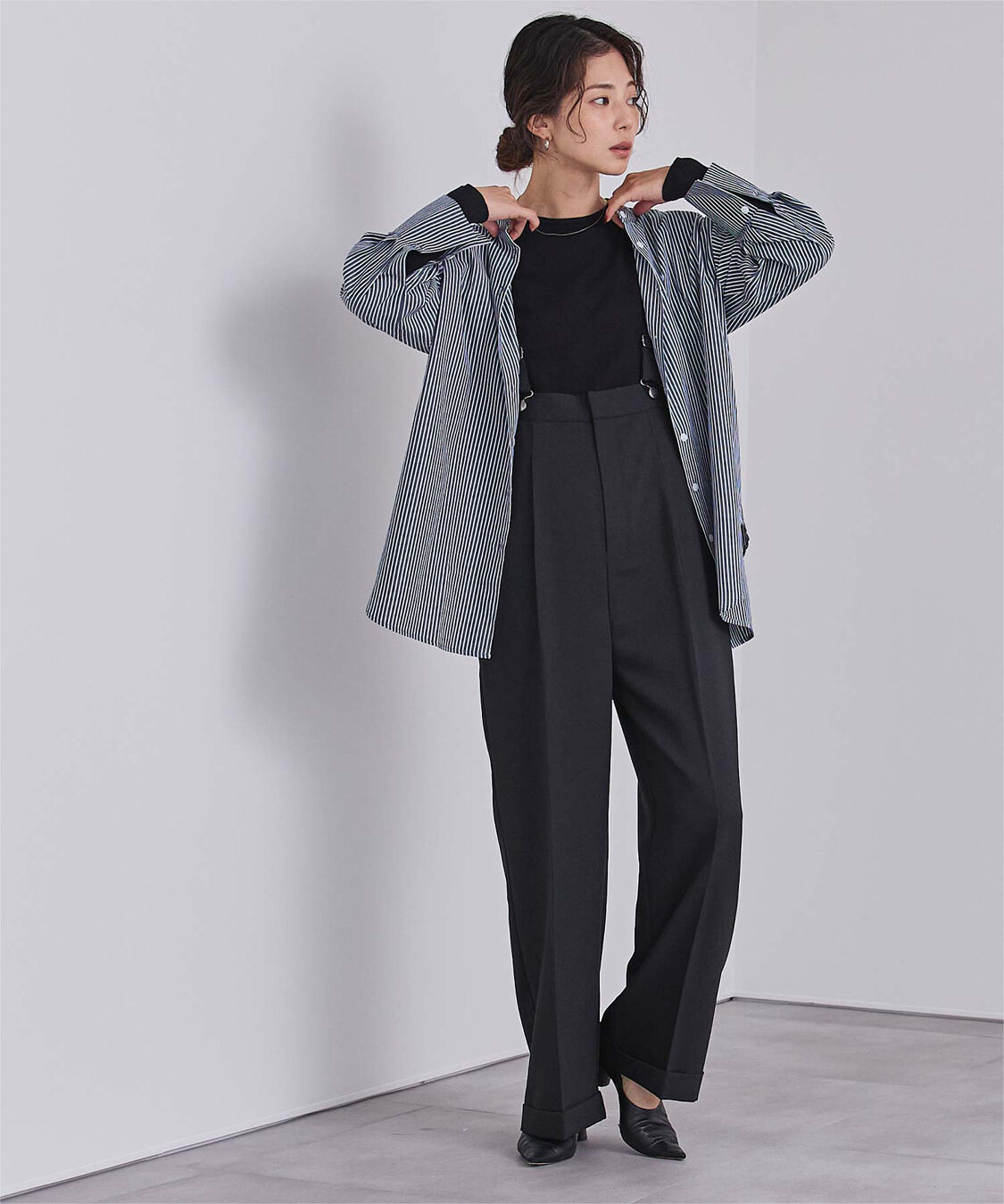 ur's「釦バックスリットチュニックシャツ」|シャツ・ブラウス|