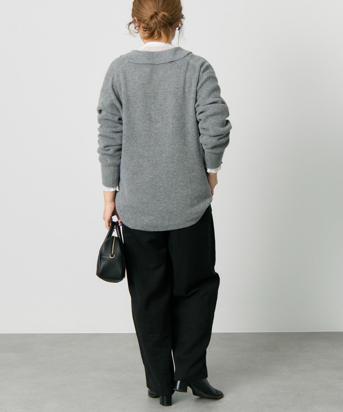  「ワッフルニットポロ」|キャミソール|