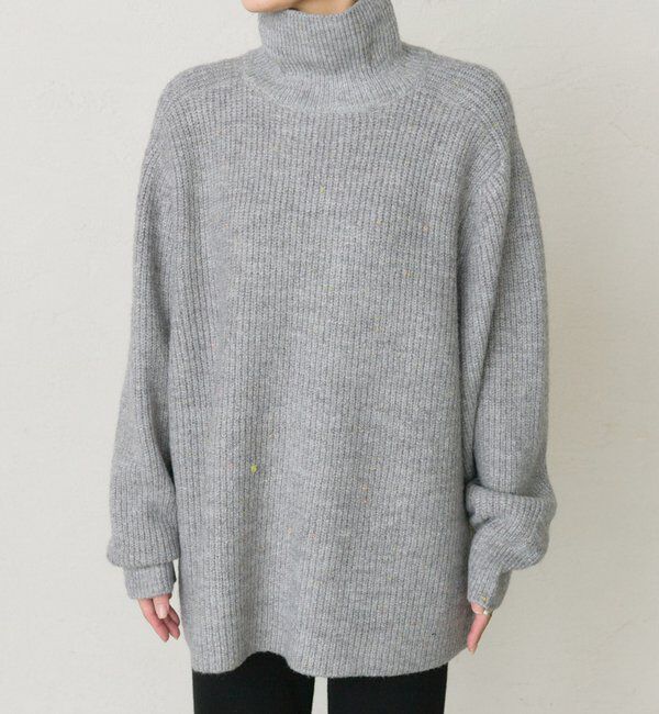  「ネップハイネックニットプルオーバー」|キャミソール|